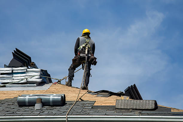 Professional Roof Installation technician working in Wauna, WA